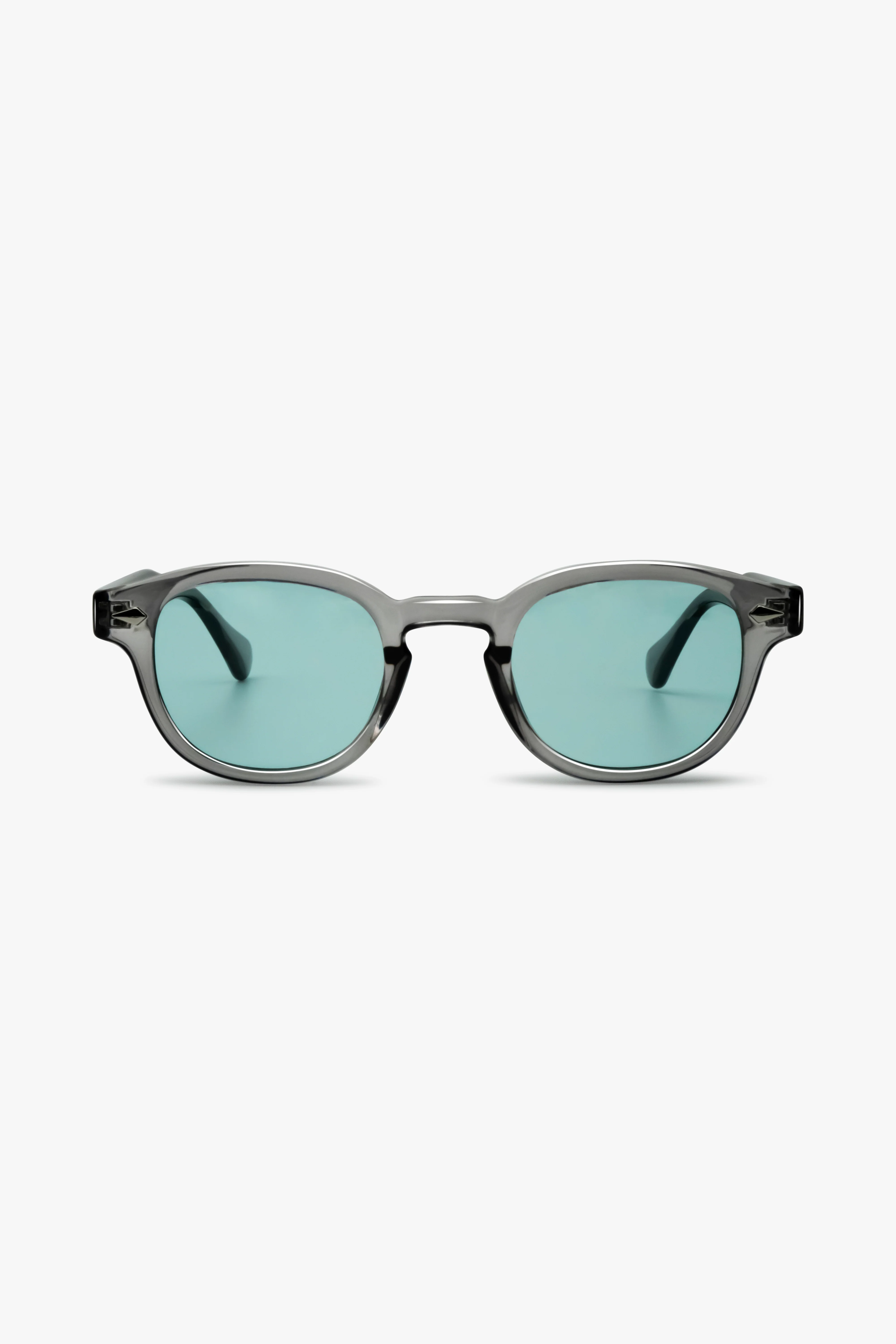 Laurent sunglasses | Grey/Turquoise - Image 5