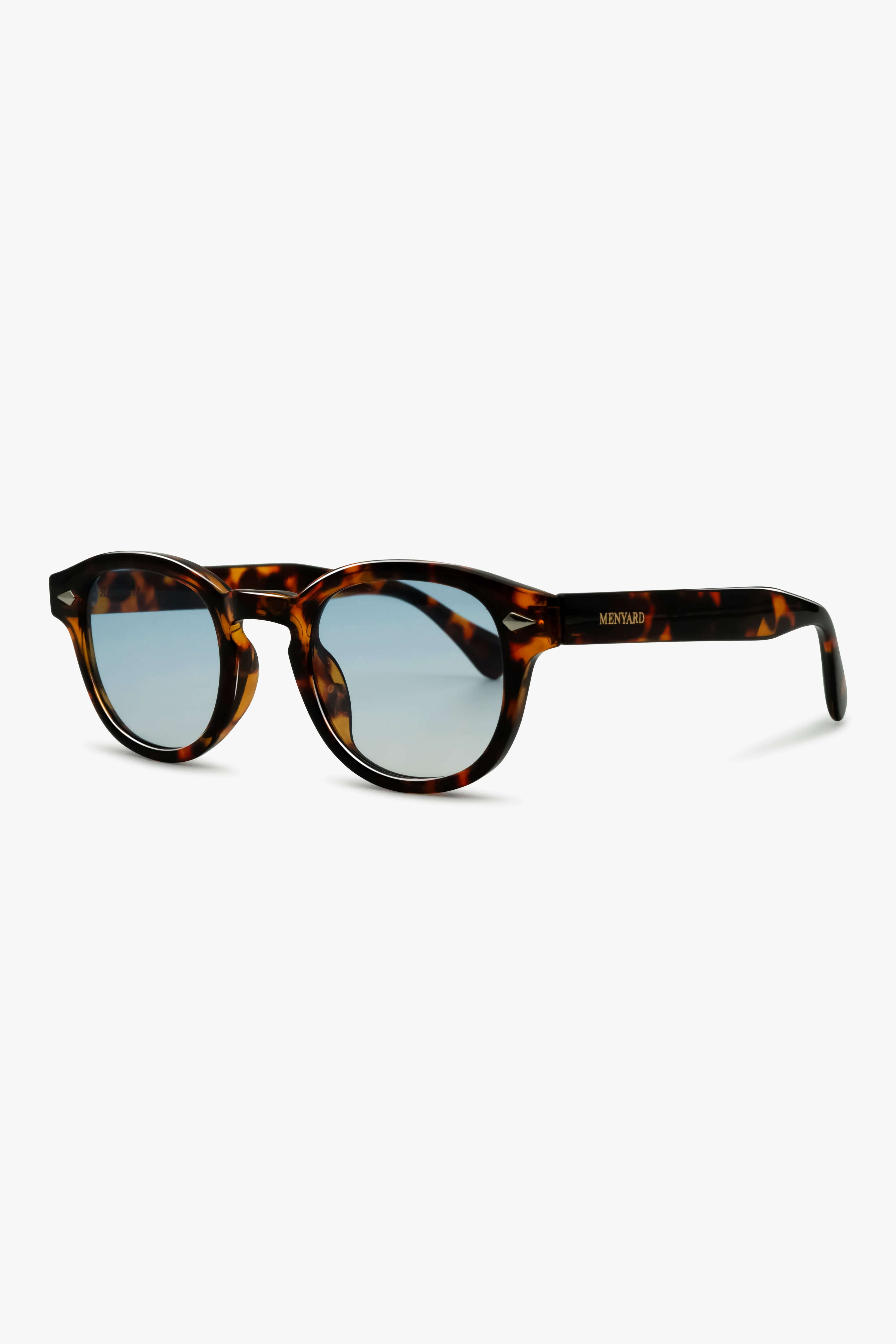 Laurent sunglasses | Tortoise/Gradient Blue - Image 3