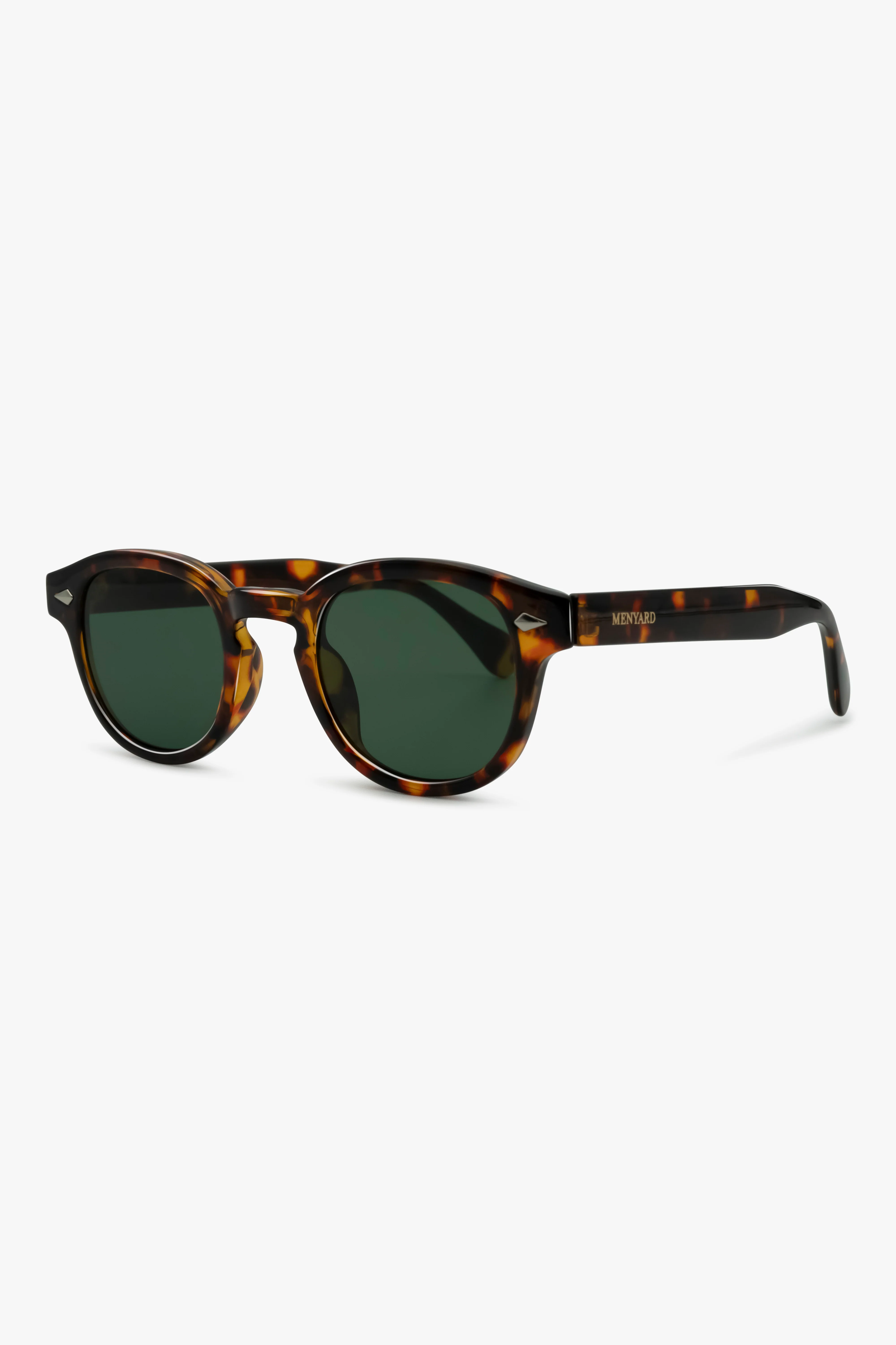 Laurent sunglasses | Tortoise/Green - Image 4