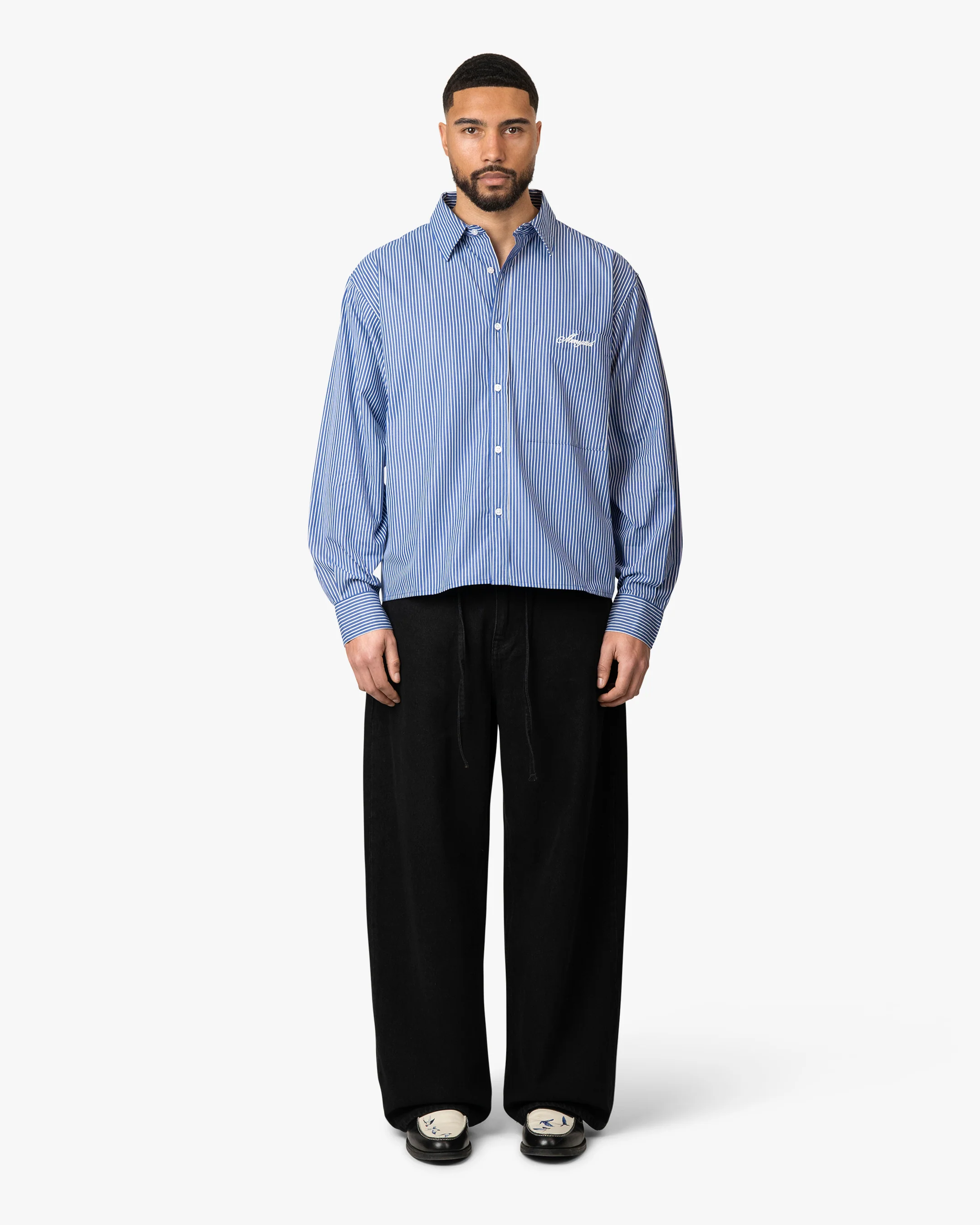 Luberon Shirt | Mid Blue/White - Image 2