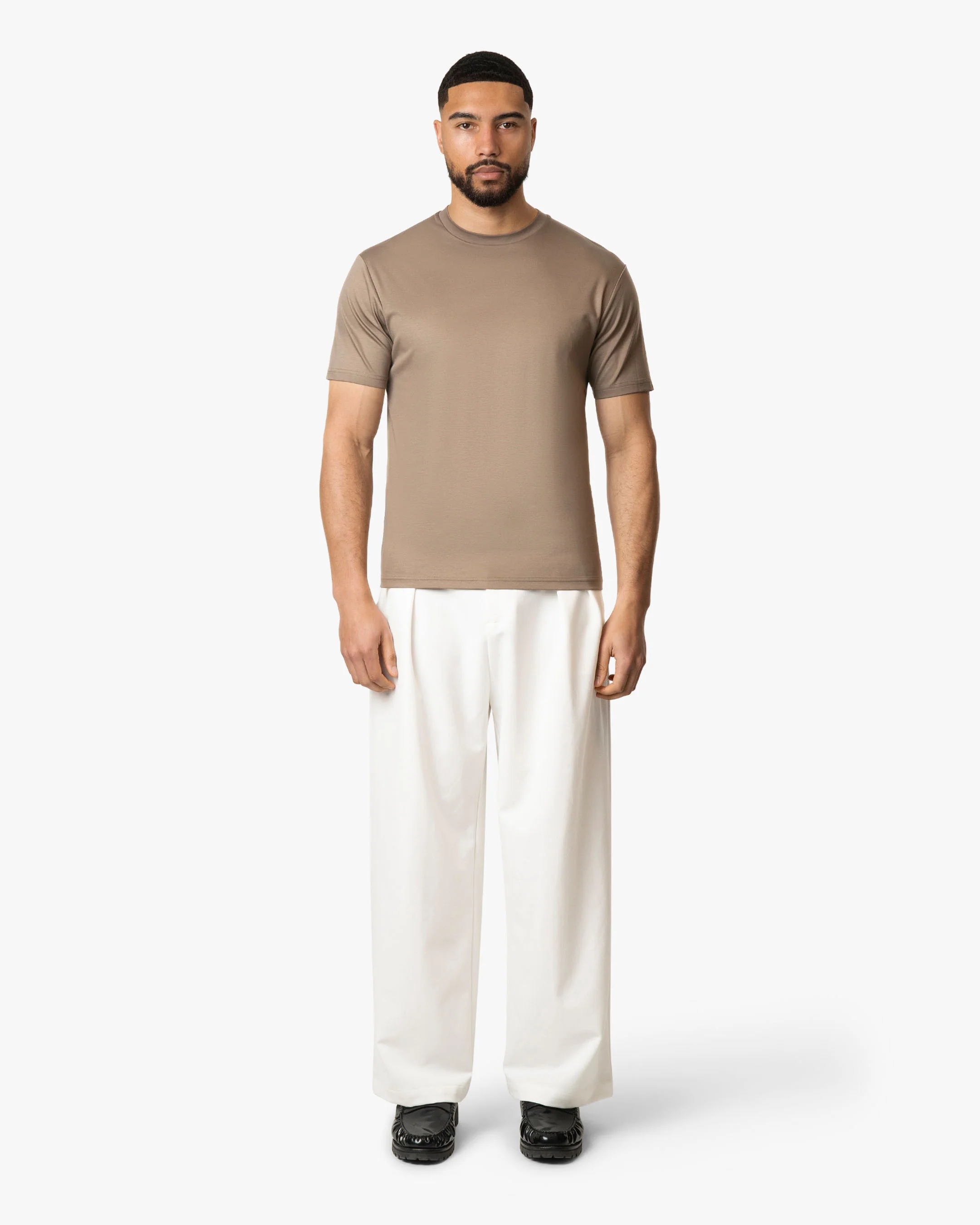Maritime T-shirt | Taupe - Image 4