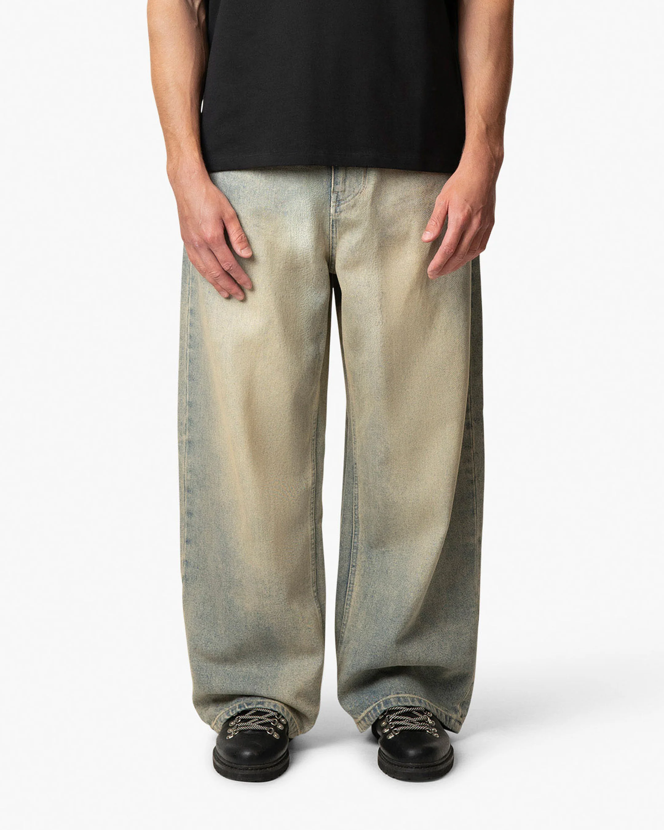 Menton Jeans | Stone Olive Wash