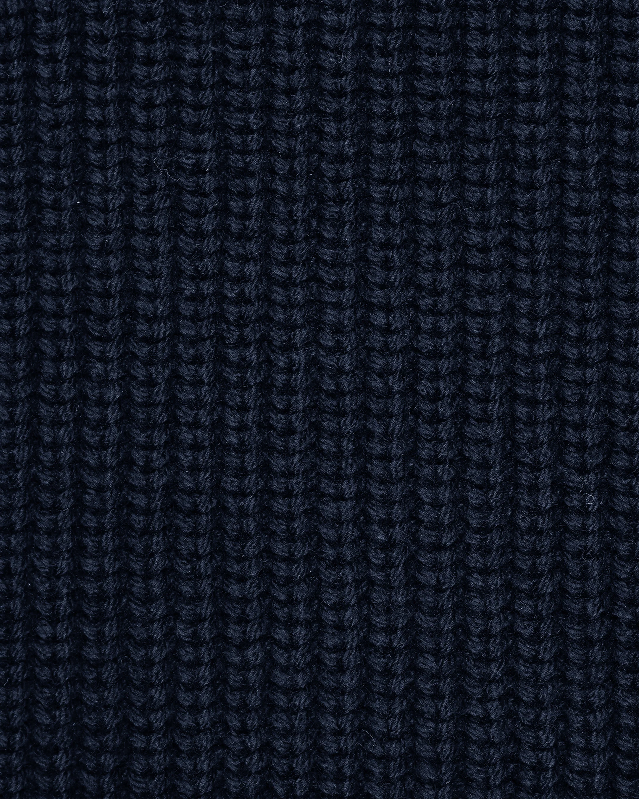 Naval Knitted Cotton Sweater | Navy - Image 6