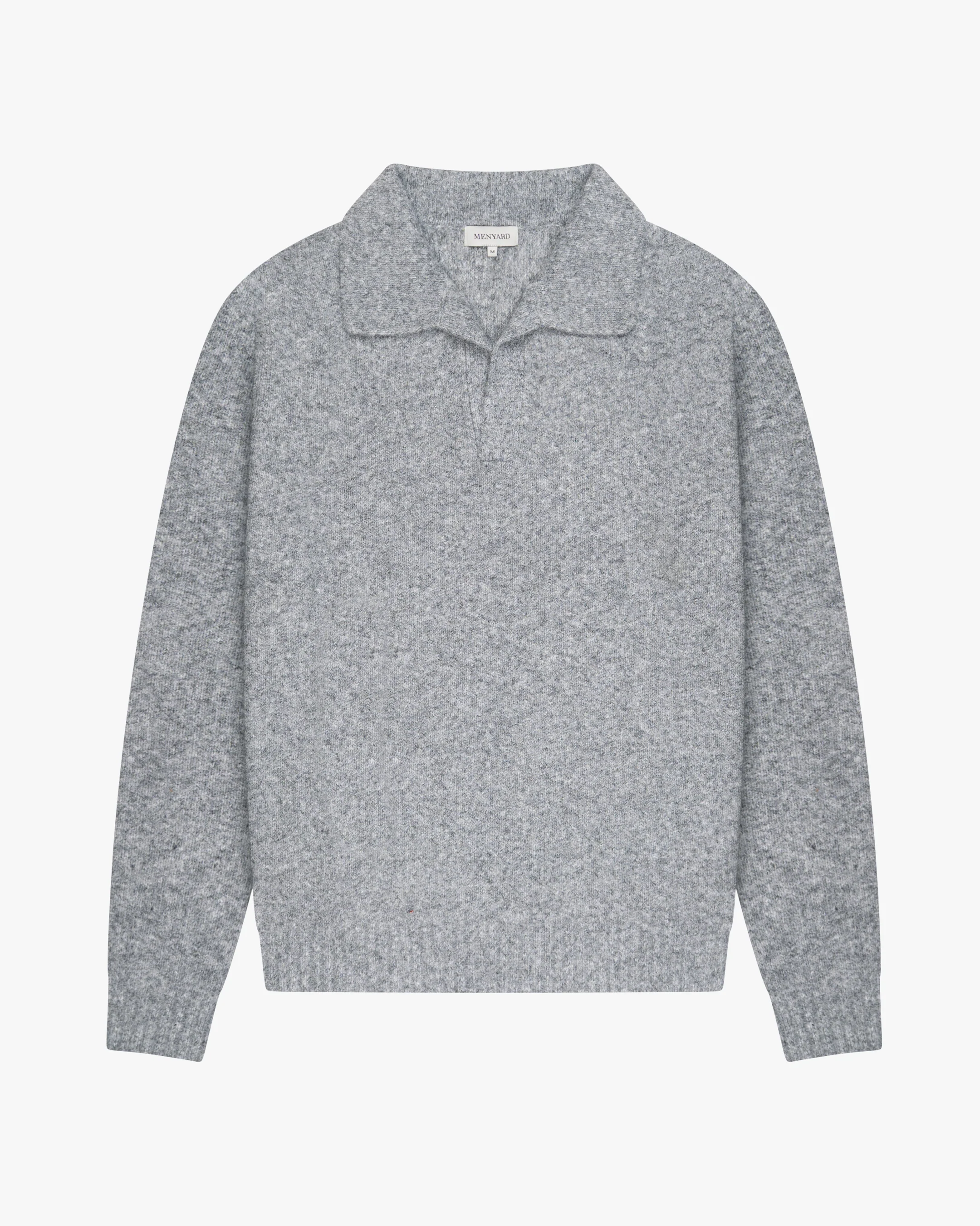 Regatta Regular Brushed Polo Sweater | Grey Melee - Image 2