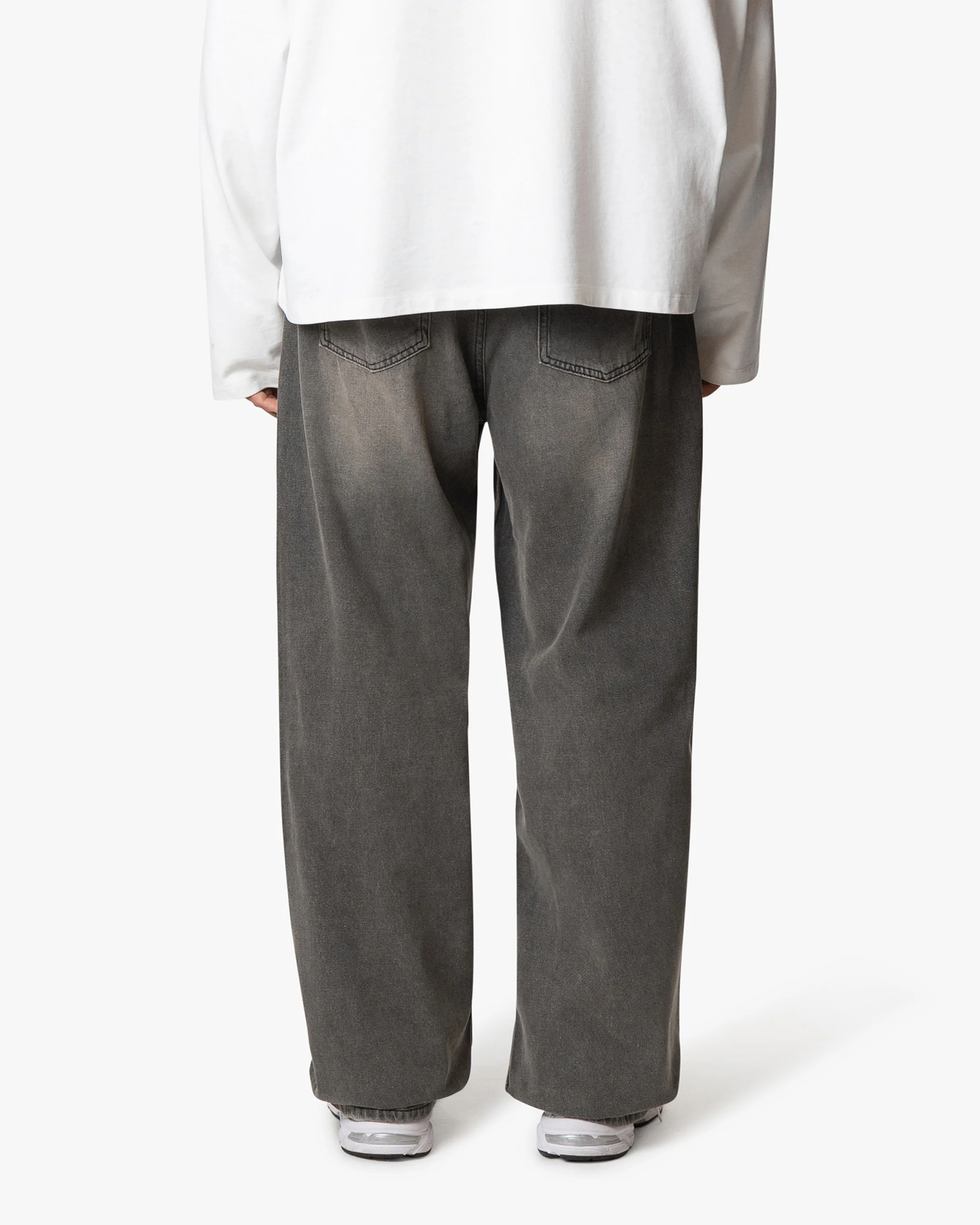 Riven Wide Jeans | Washed Grey - Image 2