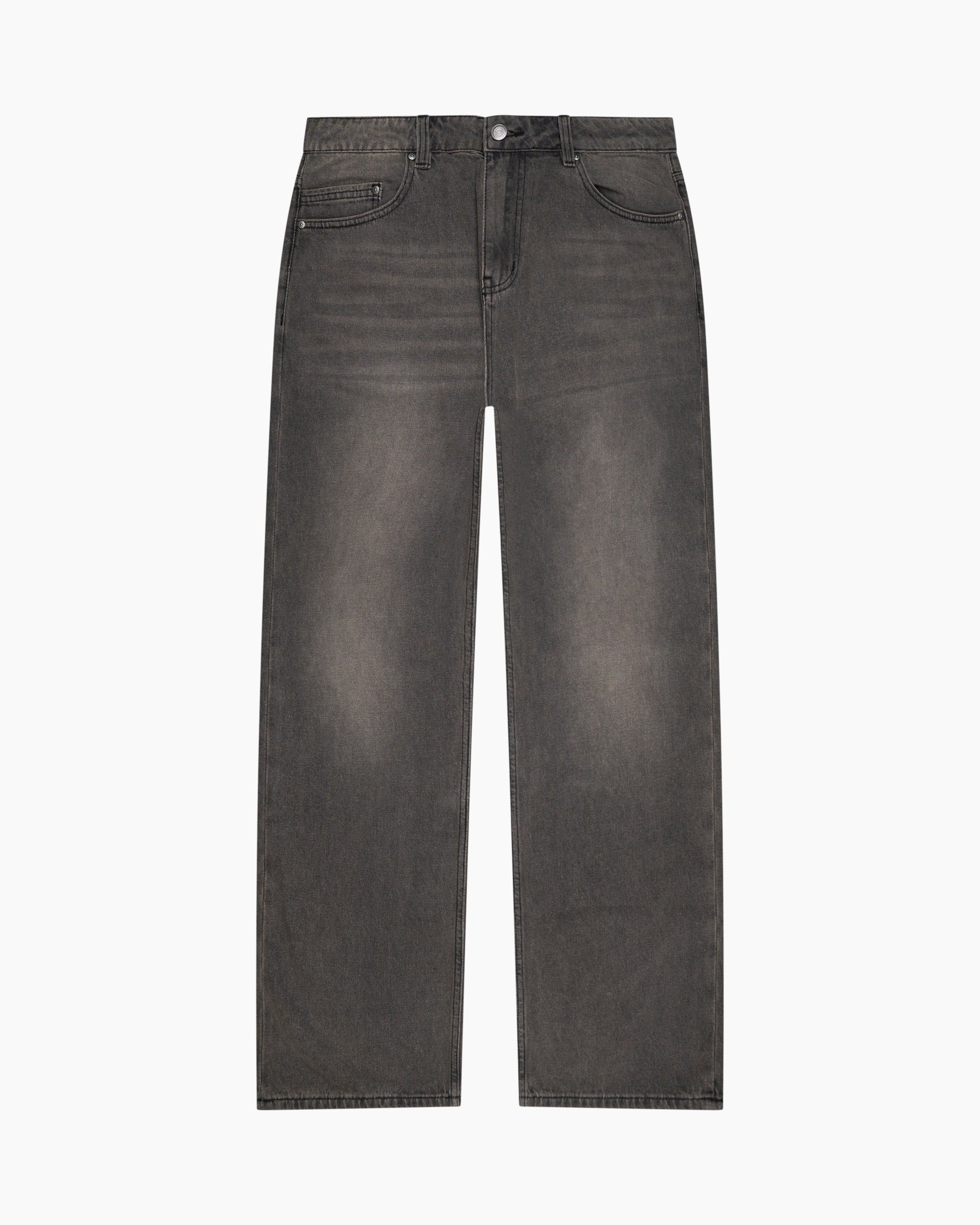 Riven Wide Jeans | Washed Grey - Image 3