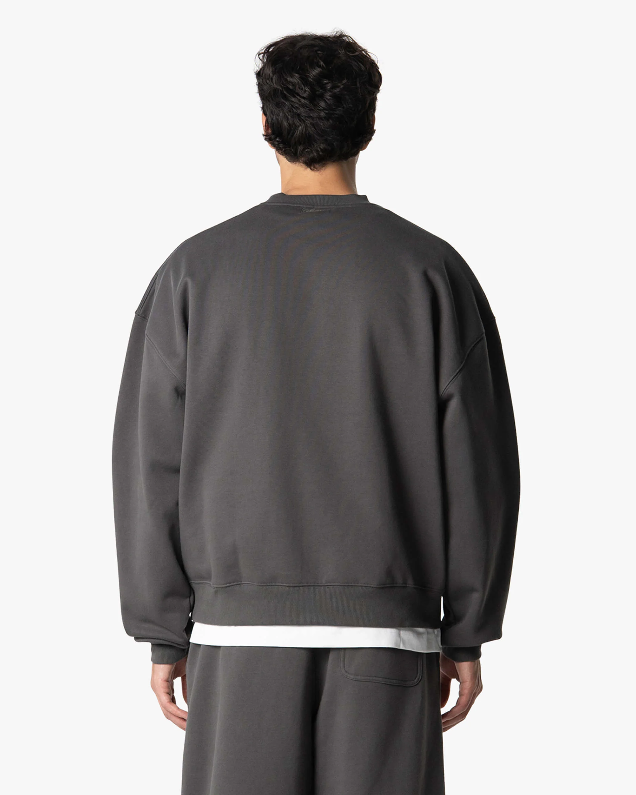 Oversized Blank Sweater | Grey - Image 4