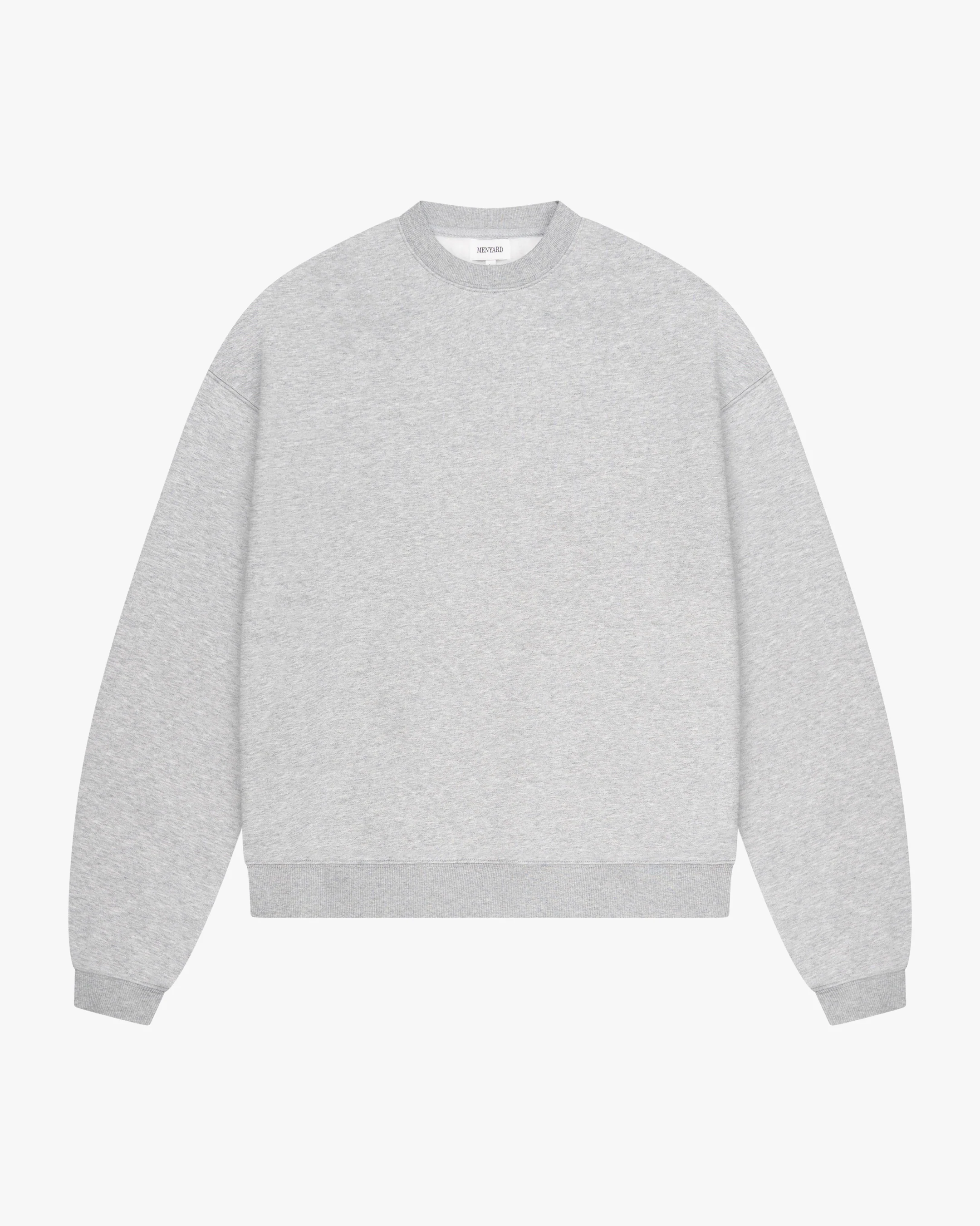 Oversized Blank Sweater | Grey Melee - Image 3