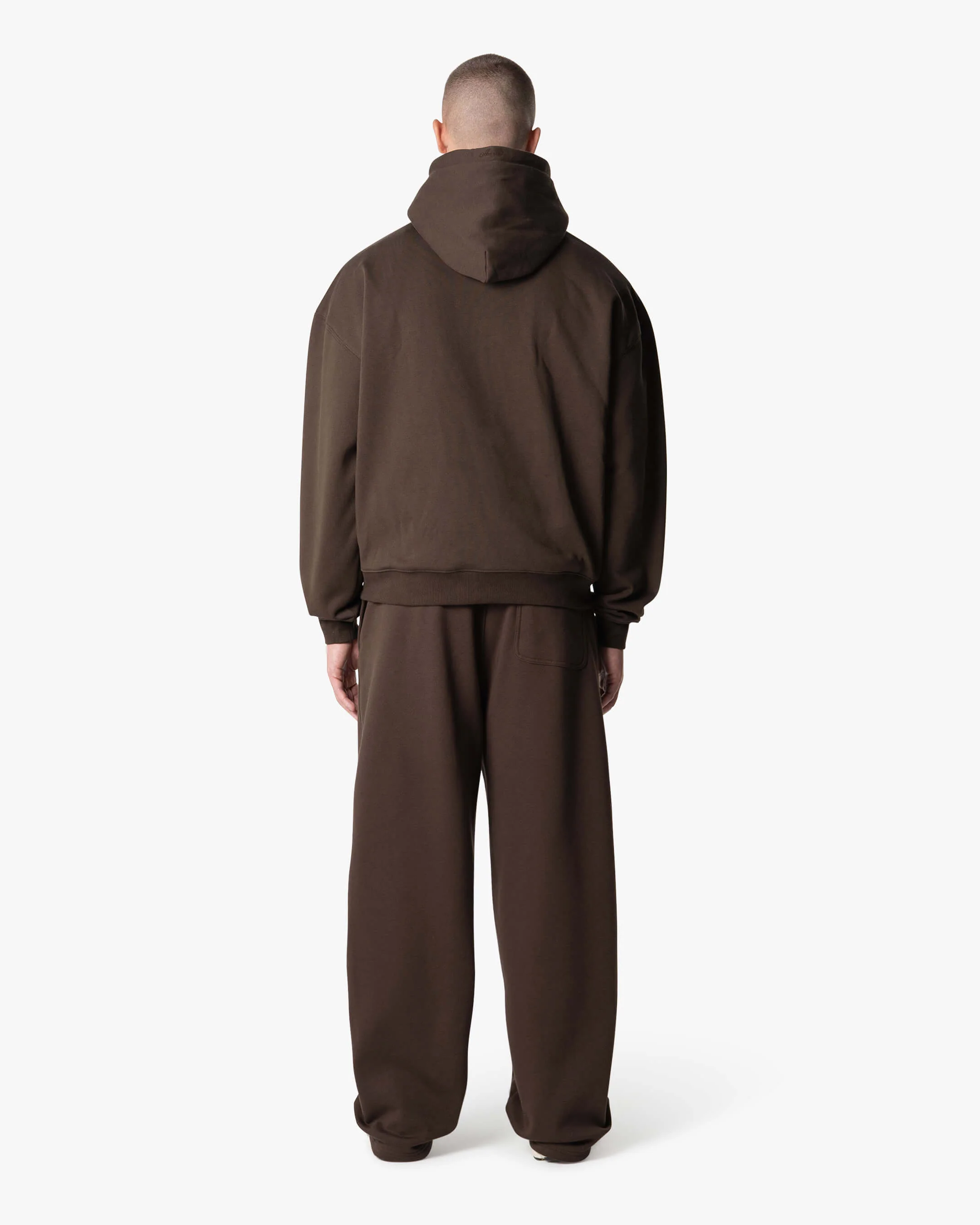 Oversized Blank Sweatpants | Brown - Image 3