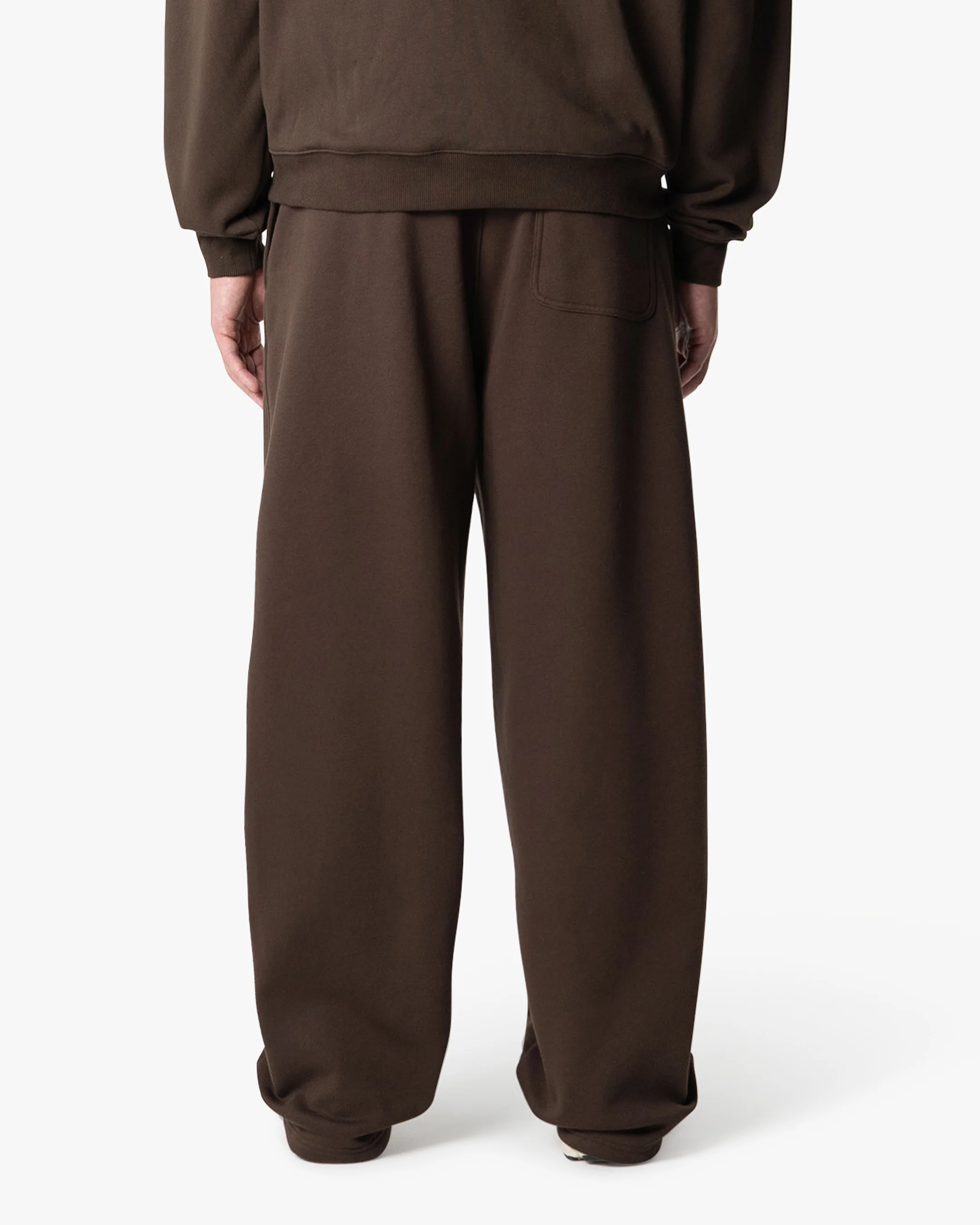 Oversized Blank Sweatpants | Brown - Image 4