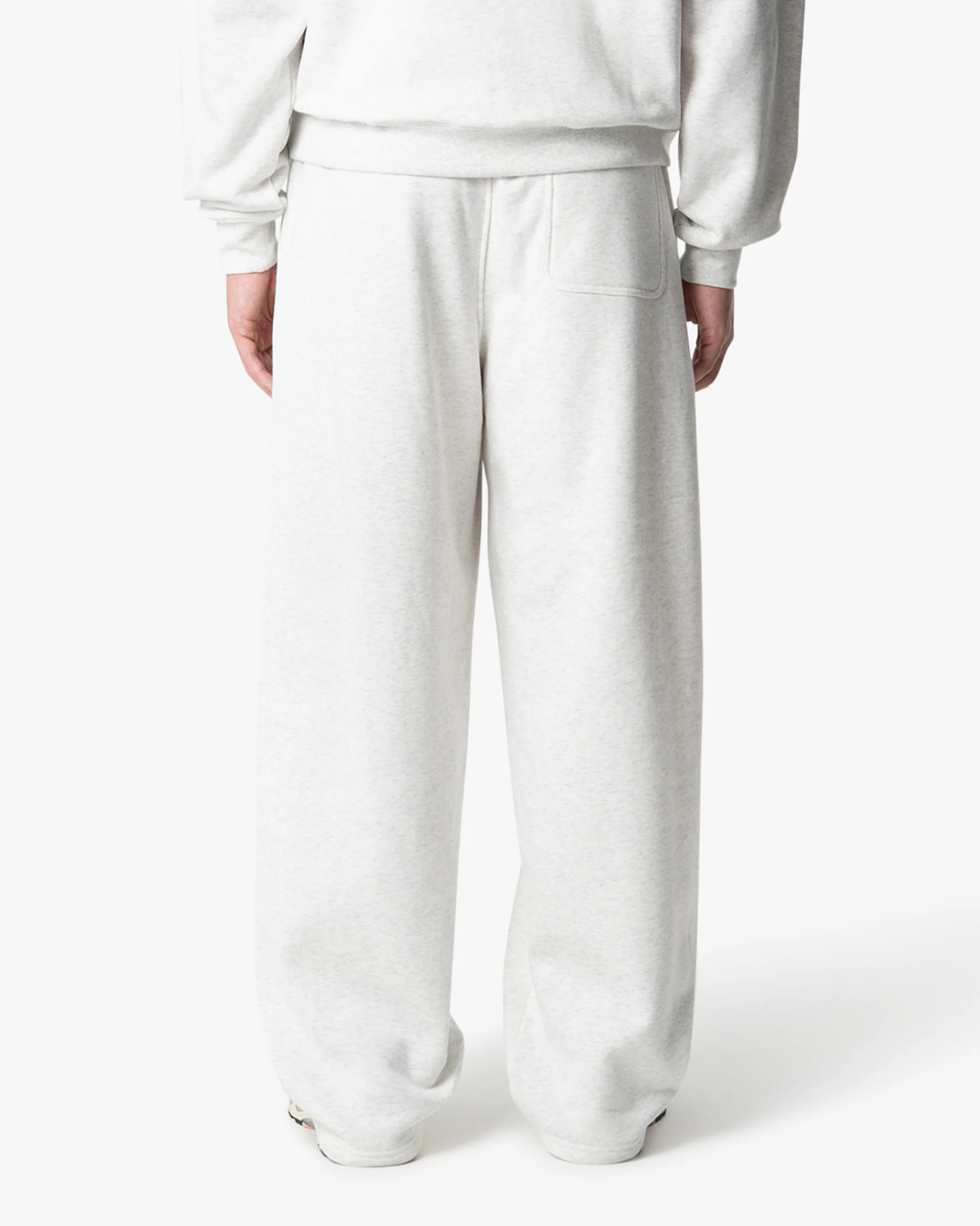 Oversized Blank Sweatpants | Light Grey Melee - Image 5