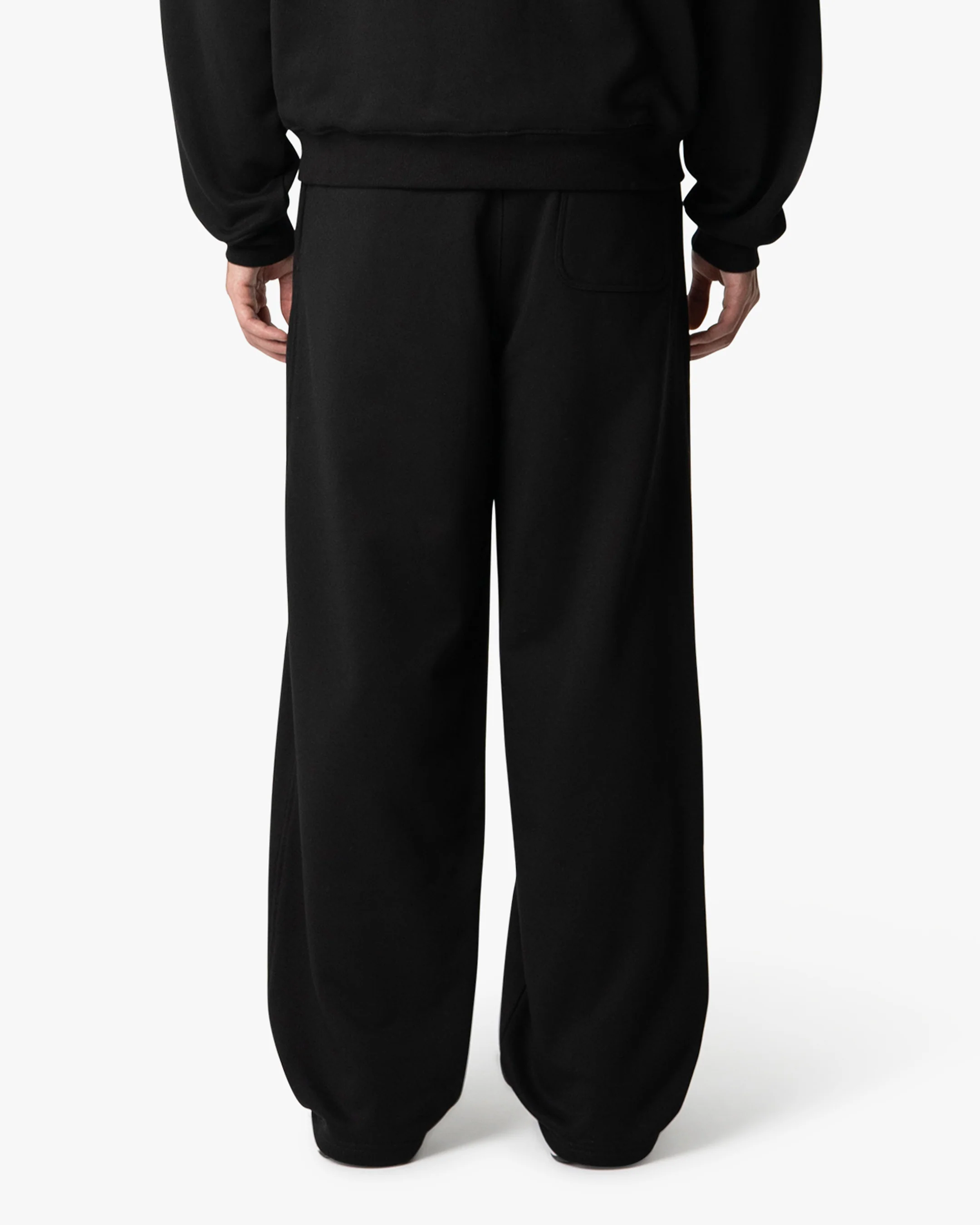Oversized Blank Sweatpants | Black - Image 6