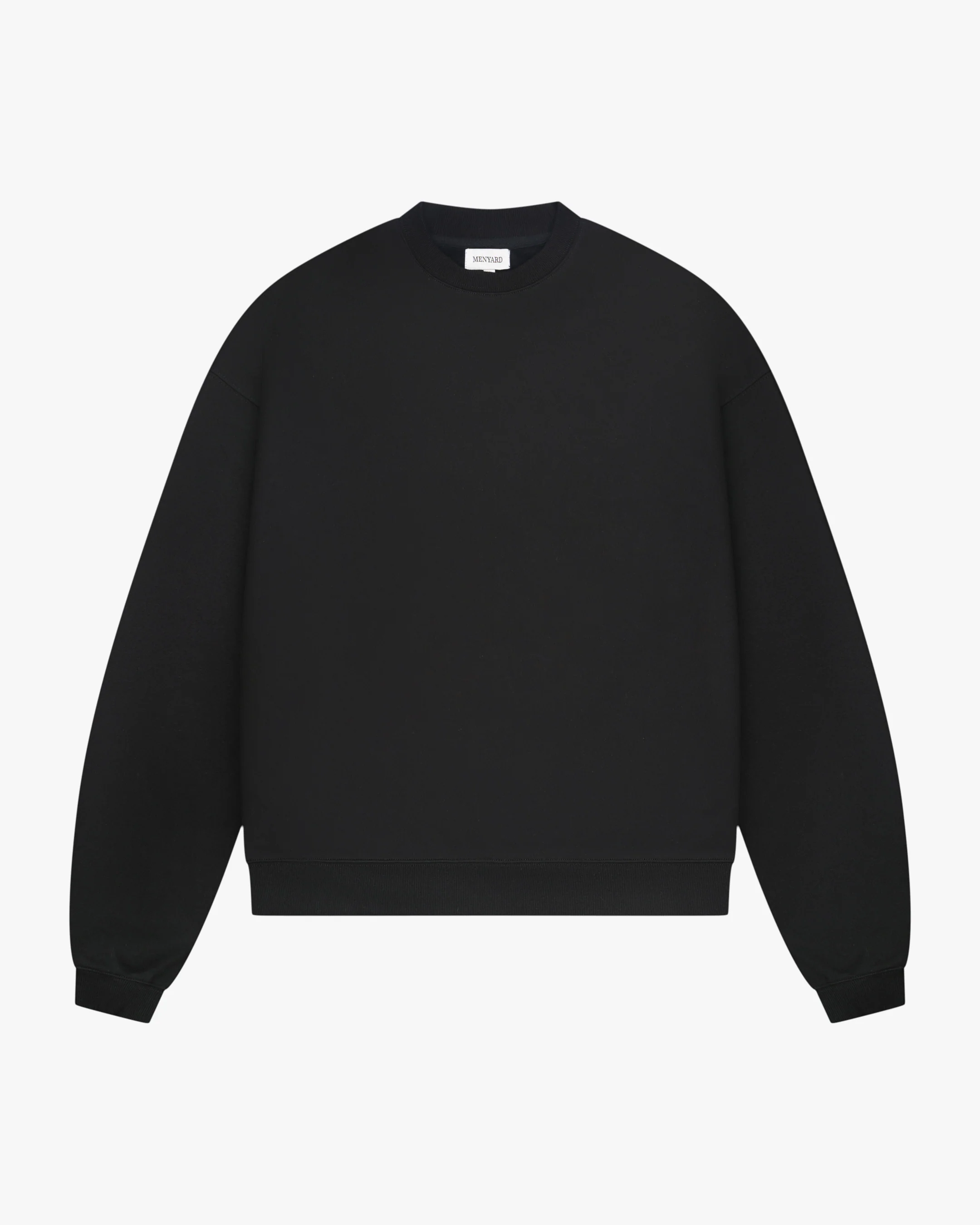 Oversized Blank Sweater | Black - Image 5