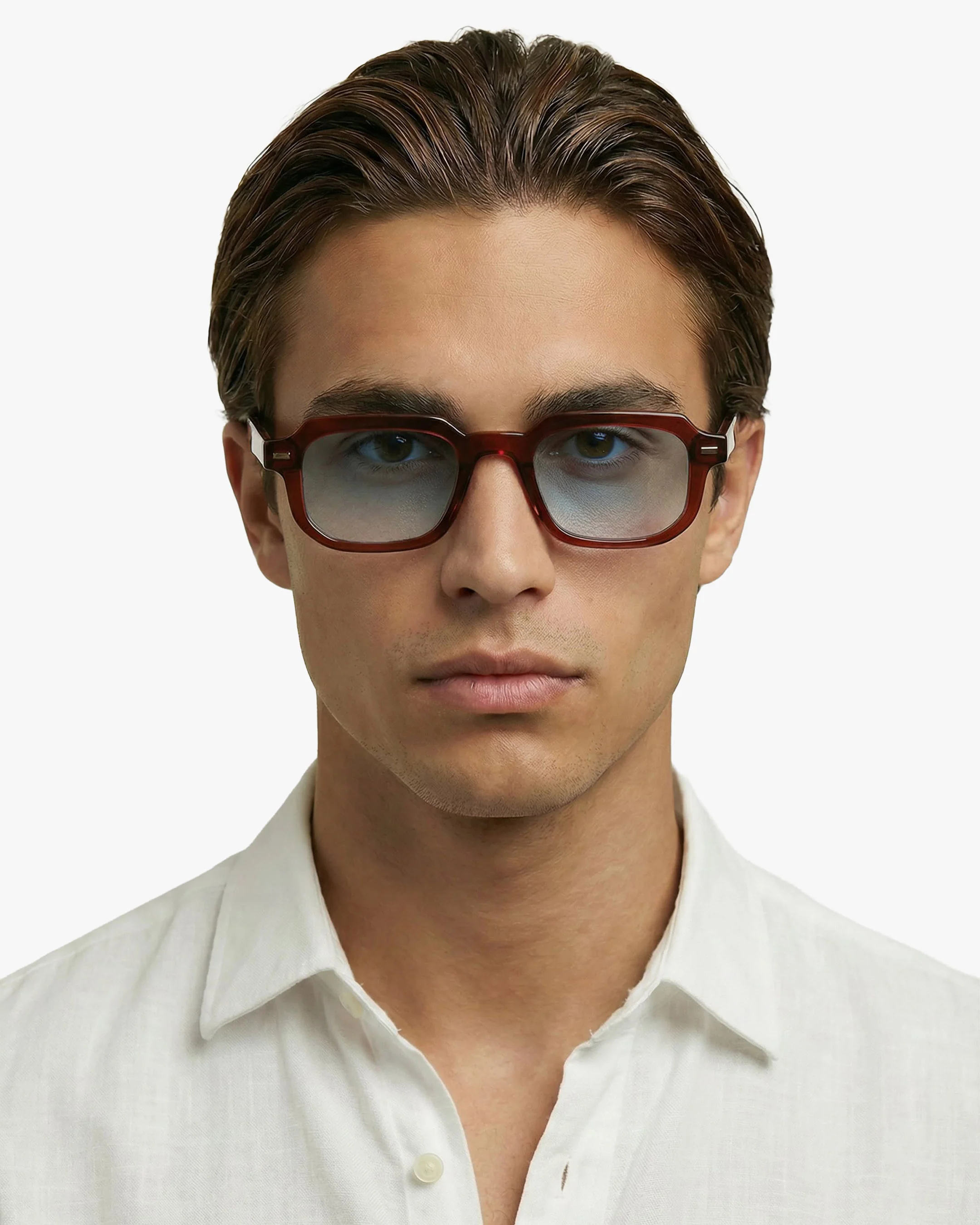 Sirocco sunglasses | Burgundy/Light Blue - Image 3