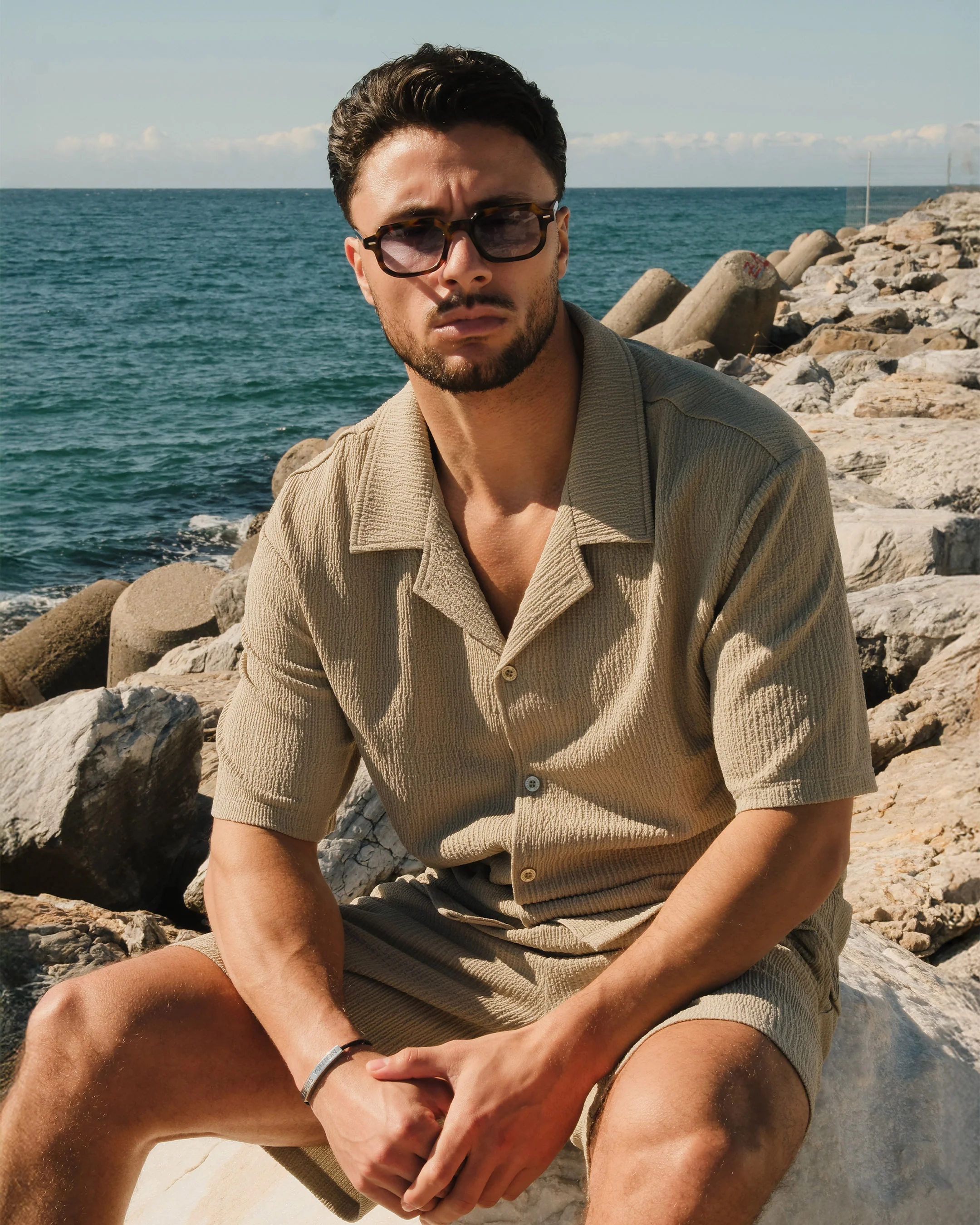 Sirocco sunglasses | Tortoise/ Gradient Dark Blue - Image 4