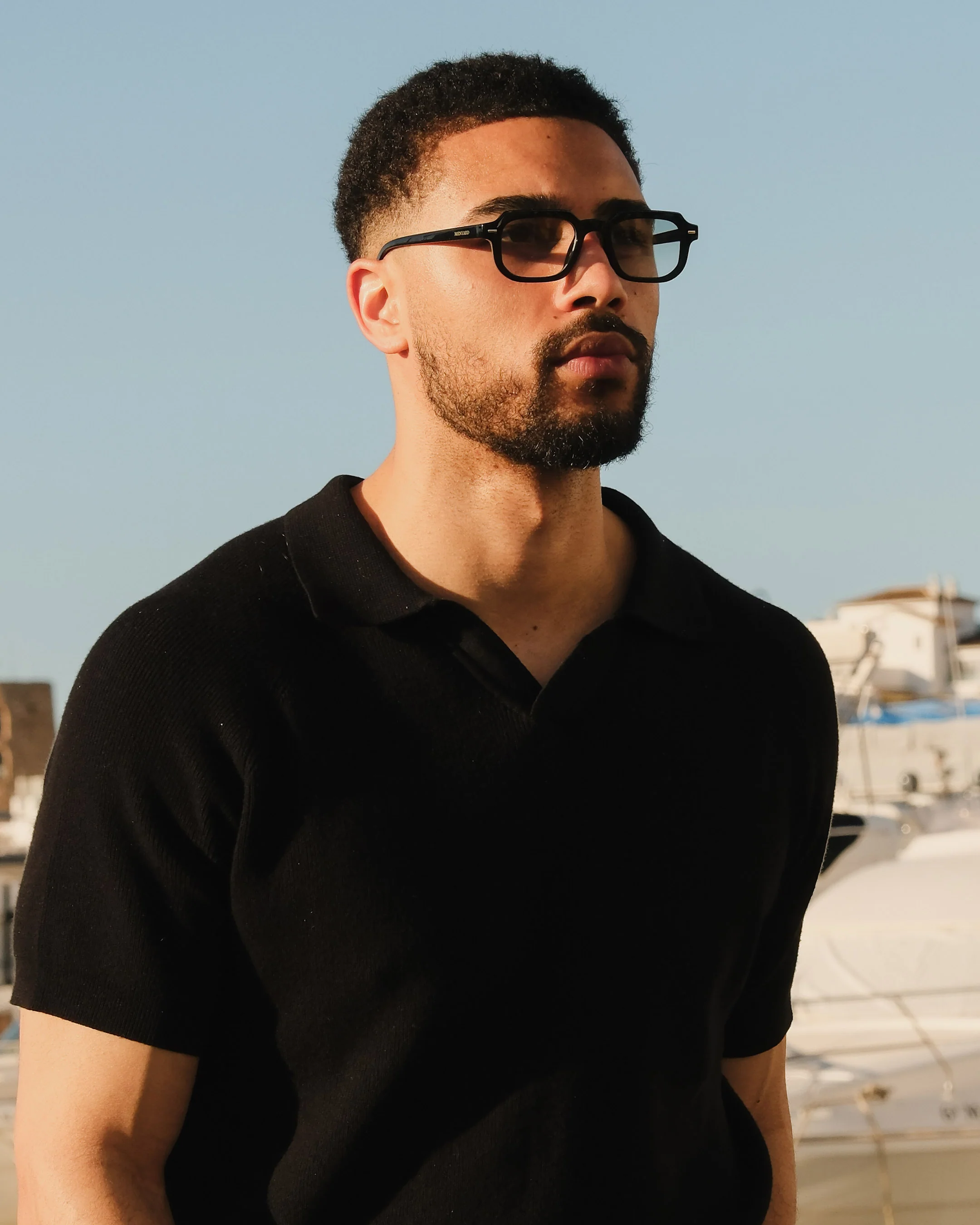 Sirocco sunglasses | Black/Gradient Green - Image 4