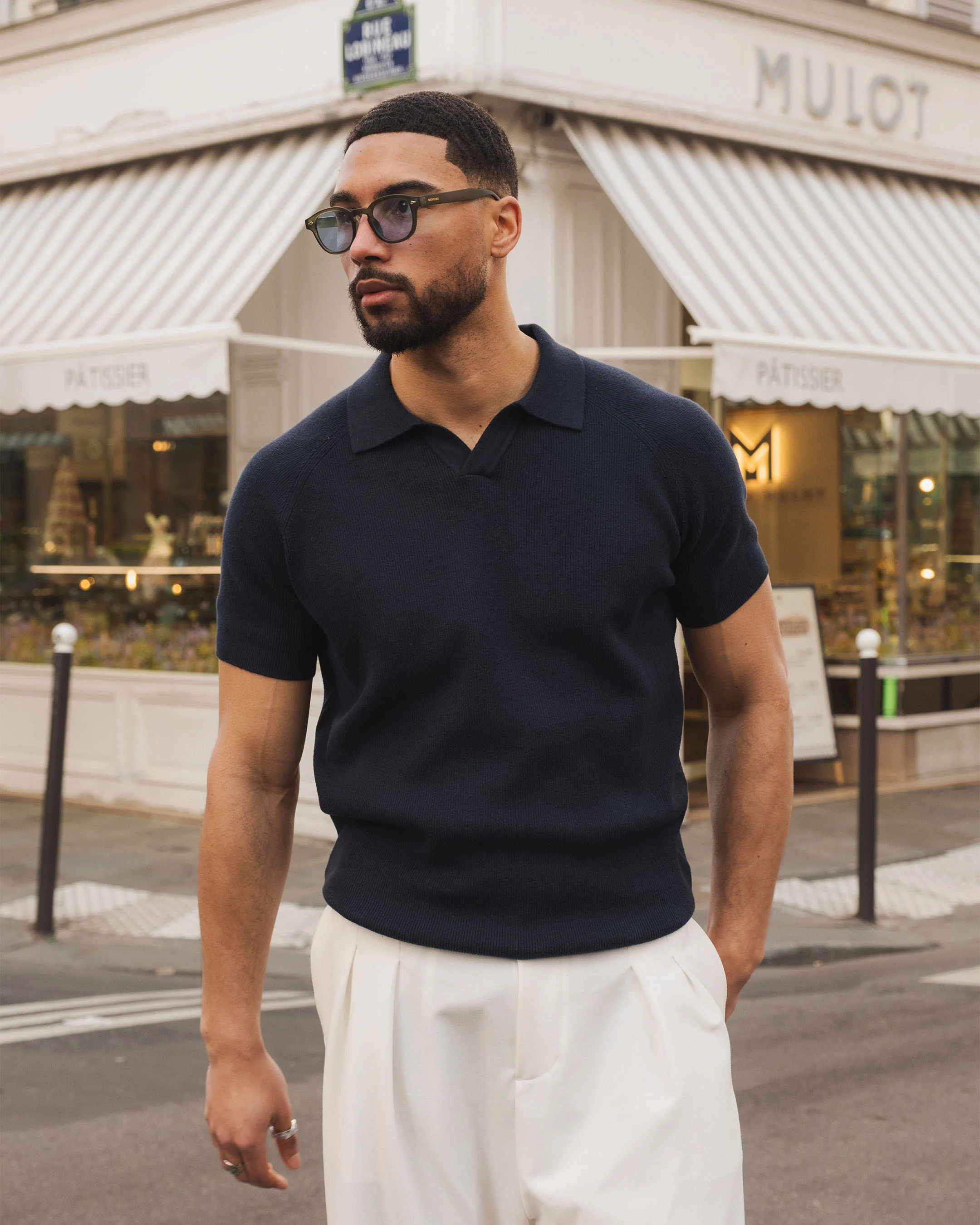 Yacht Polo | Navy - Image 7